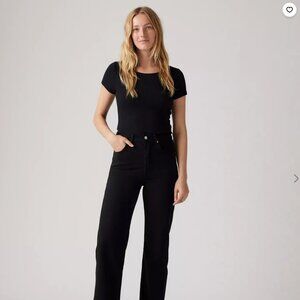 Levi ribcage straight ankle women's jeans